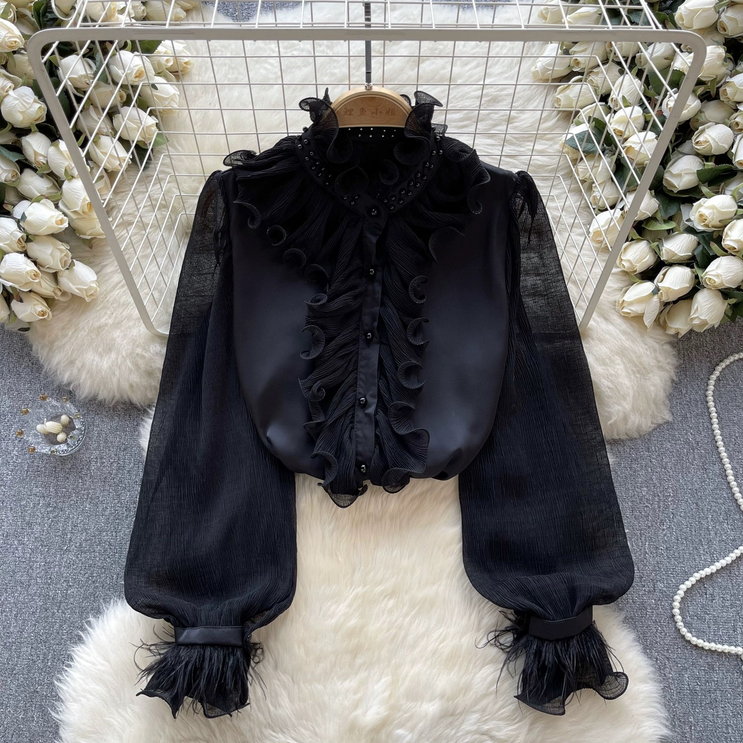 Work babe blouse BE346 images